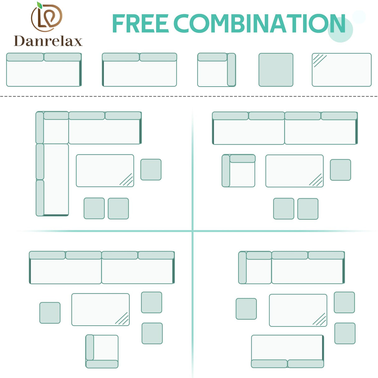 AECOJOY Aluminum Patio Furniture Set, Modern Metal Outdoor Patio Furniture Clearance, Outdoor Conversation Table and Chair Sets for Lawn, Backyard, and Deck with Light Grey Cushions AECOJOY