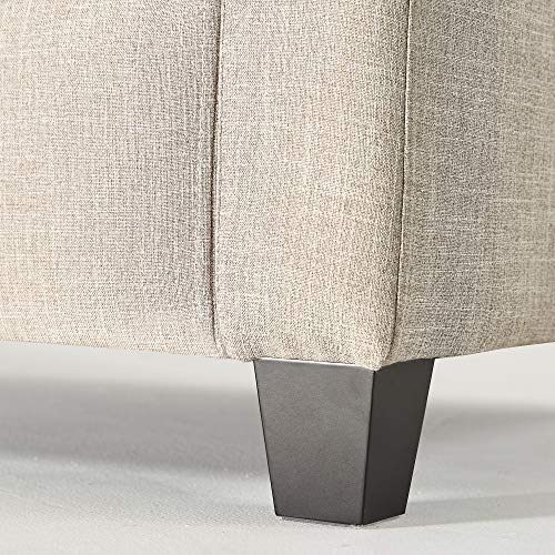 ZINUS Josh Loveseat Sofa, Easy, Tool-Free Assembly, Beige Zinus