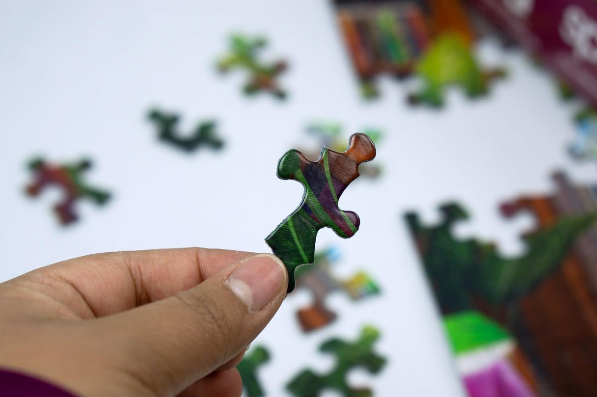 Springbok The Library 500 Piece Jigsaw Puzzle for Adults - Cozy Library for Booklovers - Unique Cut and Perfectly Fit Pieces - Finished Size 23.5" x 18" Springbok