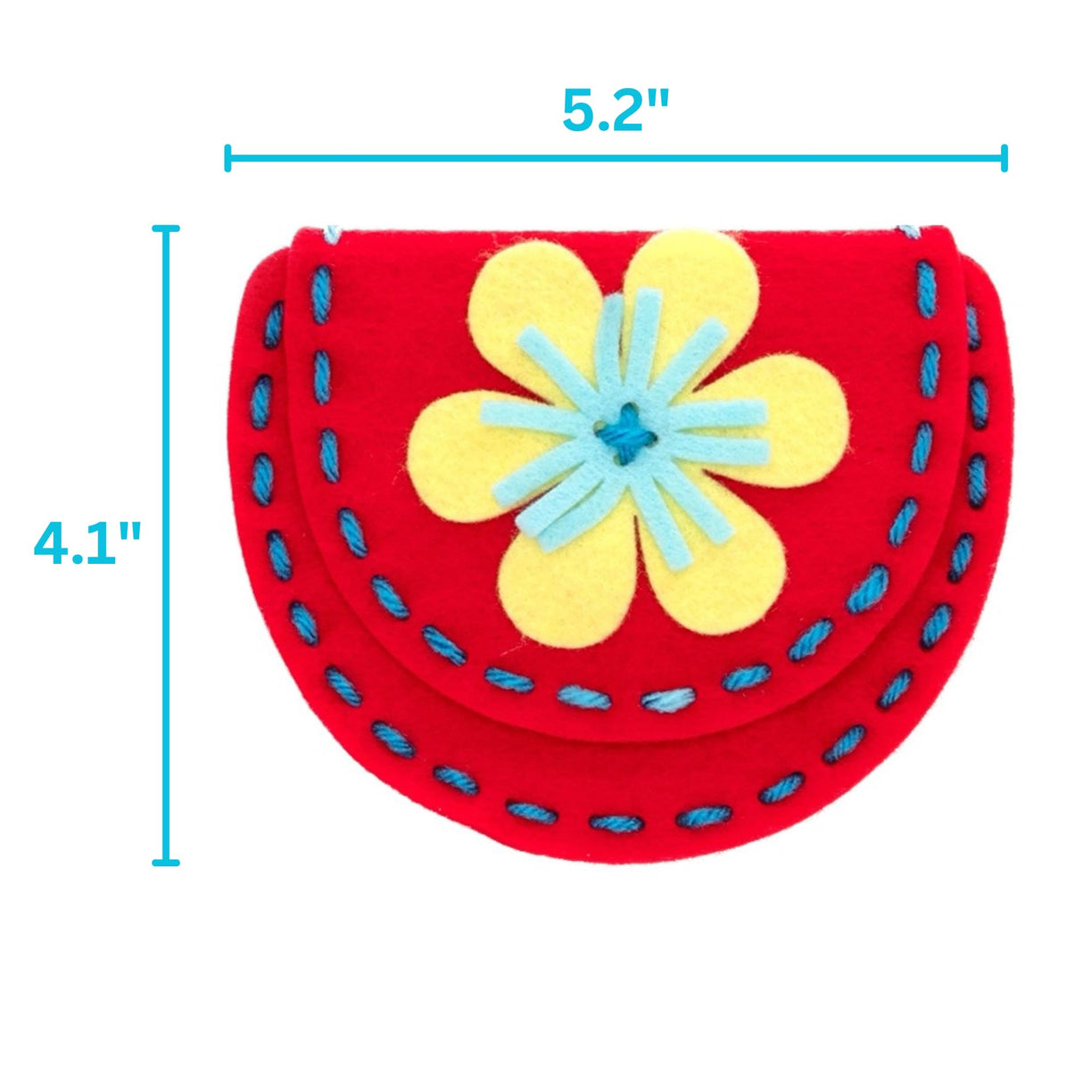 Serabeena Sew Your Own Purses - Sewing Kit for Kids Ages 4-8 Plus - Felt Crafts - Helps Develop Fine Motor Skills - DIY Kit With 6 Purses & Accessories Serabeena