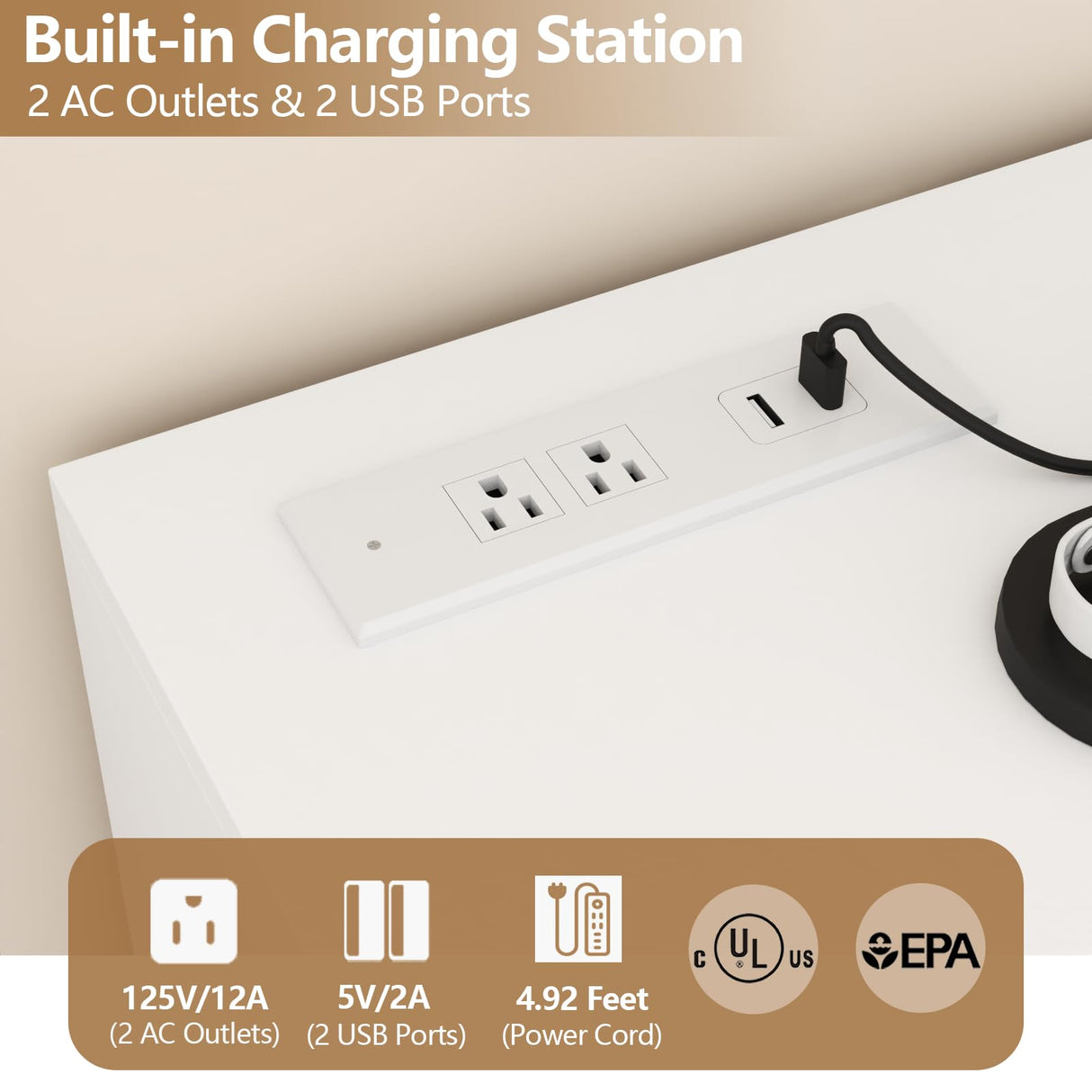 Loomie 9 Drawer Triple Dresser with Charging Station & Led Lights for Bedroom,Long 63" White Dresser TV Stand for TVs up to 75",Wide Large Drawer Dressers Organizer with 3 Open Cubbies for Hallway Loomie