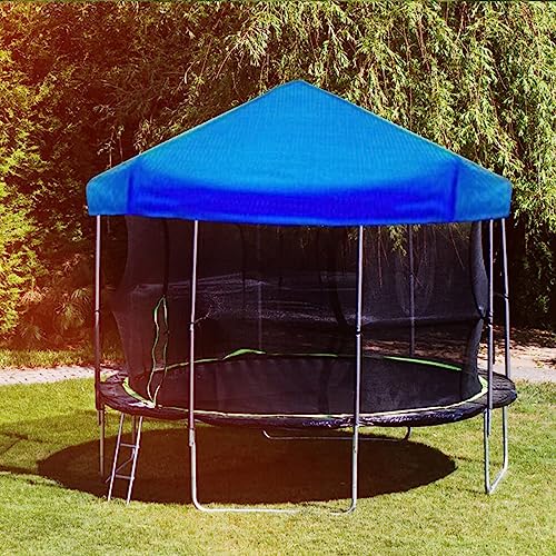 Outdoor Fitness Trampoline Canopy Tent - 14FT Rainproof Snow Sun Shade Roof Cover, No Frame BIWKONI
