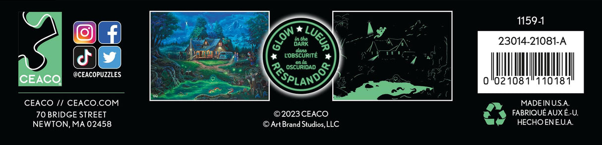 Ceaco - A Supernatural Retreat - Glow - 750 Piece Jigsaw Puzzle Ceaco