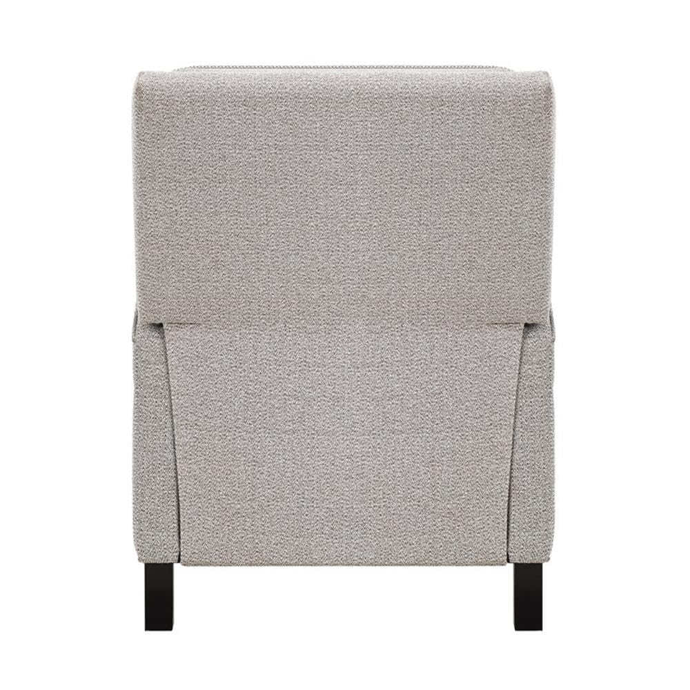 Lexicon Berenson Fabric Upholstered Push Back Recliner in Coconut Color Lexicon