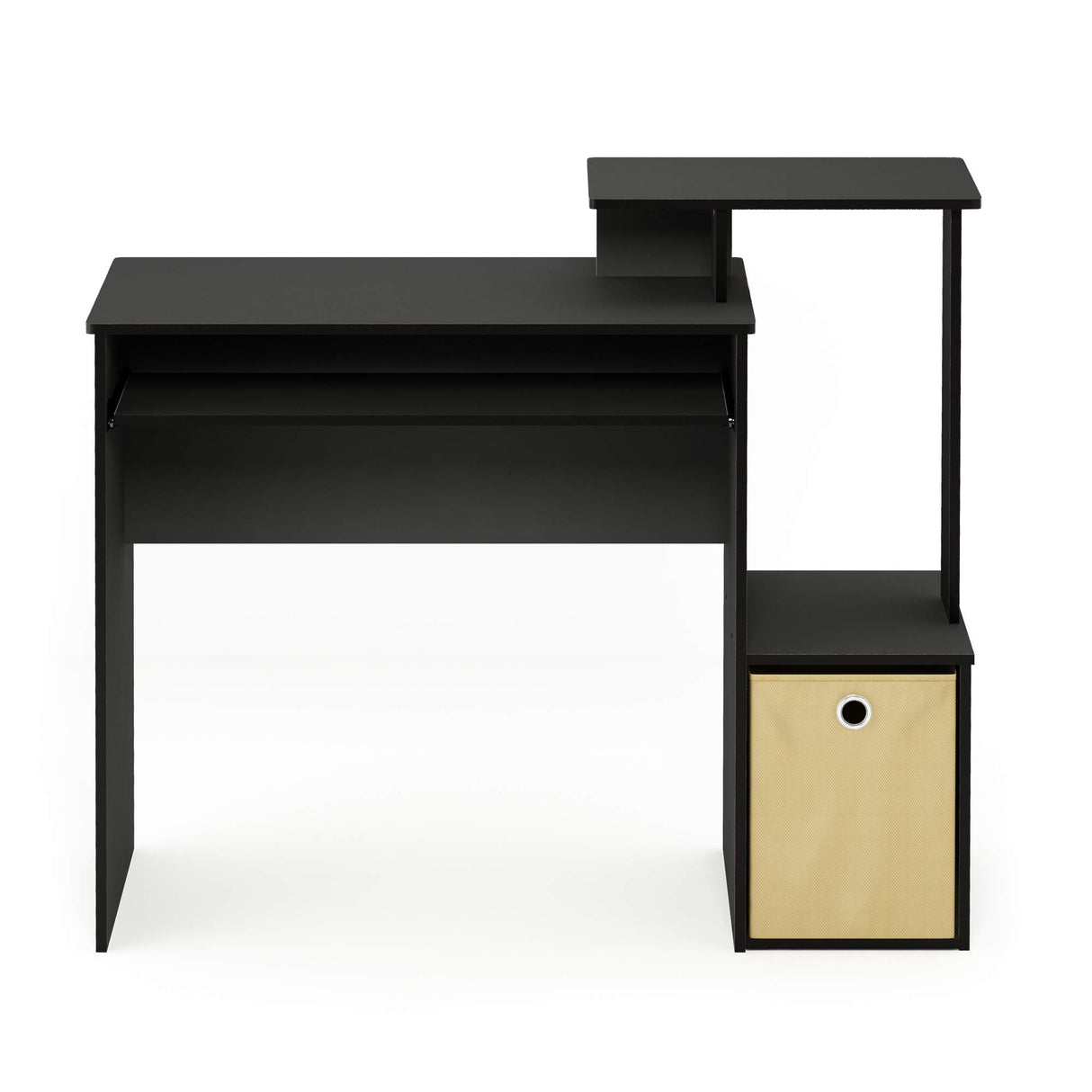 Furinno Econ Multipurpose Home Office Computer Writing Desk, Black/Brown Furinno