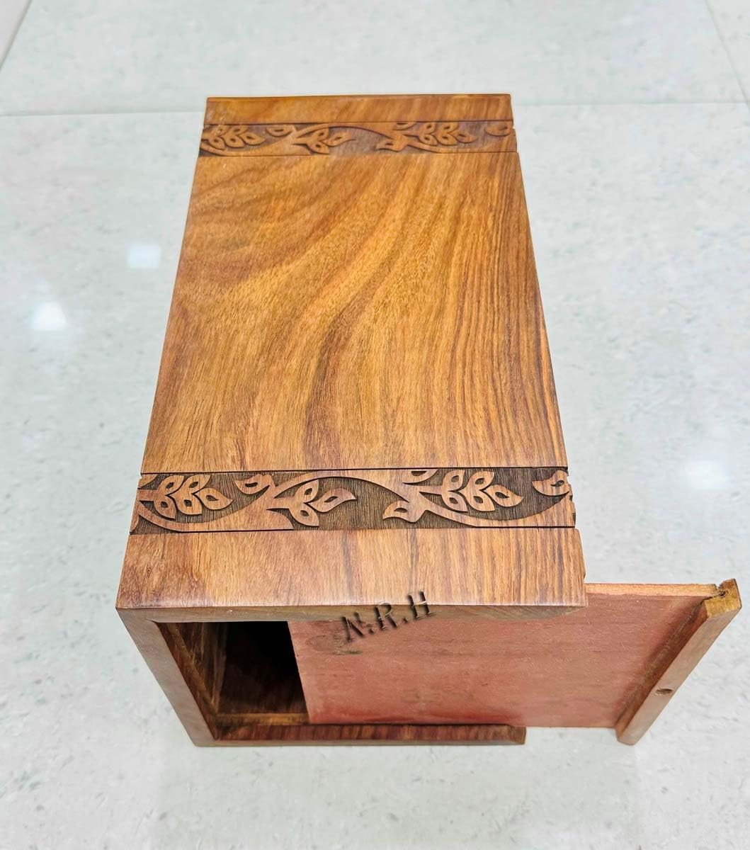 Carved Cross of Jesus Under The Book Handcrafted Rosewood Borders Engraving Wooden Cremation Box/Urns for Human Ashes Adult, Funeral Urn Box Nautical Replica Hub