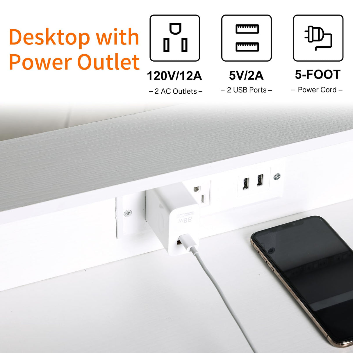 Fixwal White LED Dresser for Bedroom, Dresser with 9 Drawers and Charging Station, Fabric Chest of Drawers with PU Finish, Entryway, Living Room, Hallway Fixwal