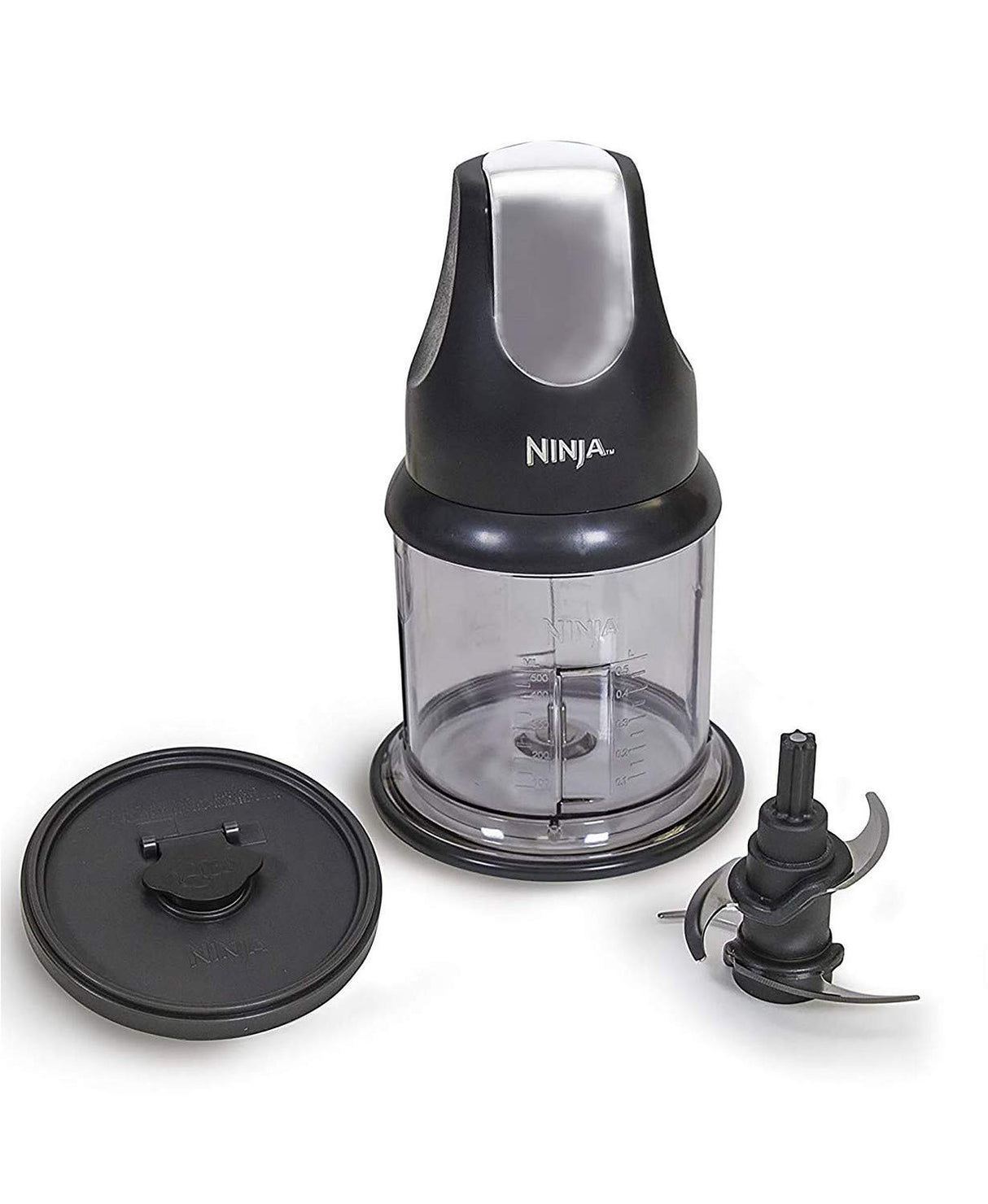 Ninja Food Chopper Express Chop with 200-Watt, 16-Ounce Bowl for Mincing, Chopping, Grinding, Blending and Meal Prep (NJ110GR) Ninja