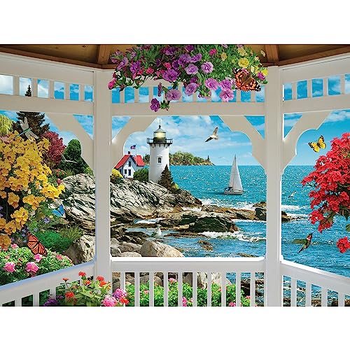 Bits and Pieces Jigsaw Puzzles for Adults 500 Pieces - Gazebo View Bits and Pieces