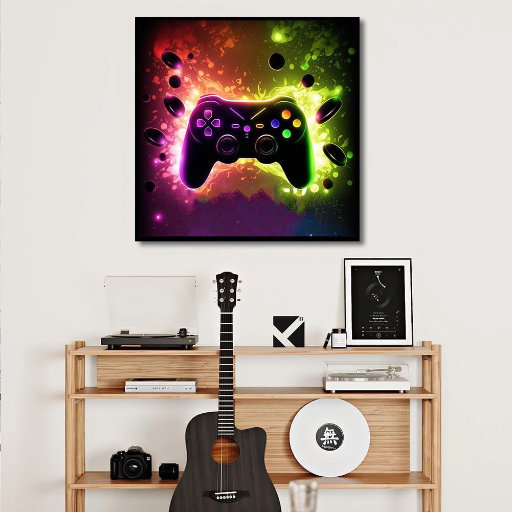 5D DIY Diamond Art Painting 16x16 inches for Adults, Full Round Drill Rhinestone Embroidery for Wall Decoration Generic