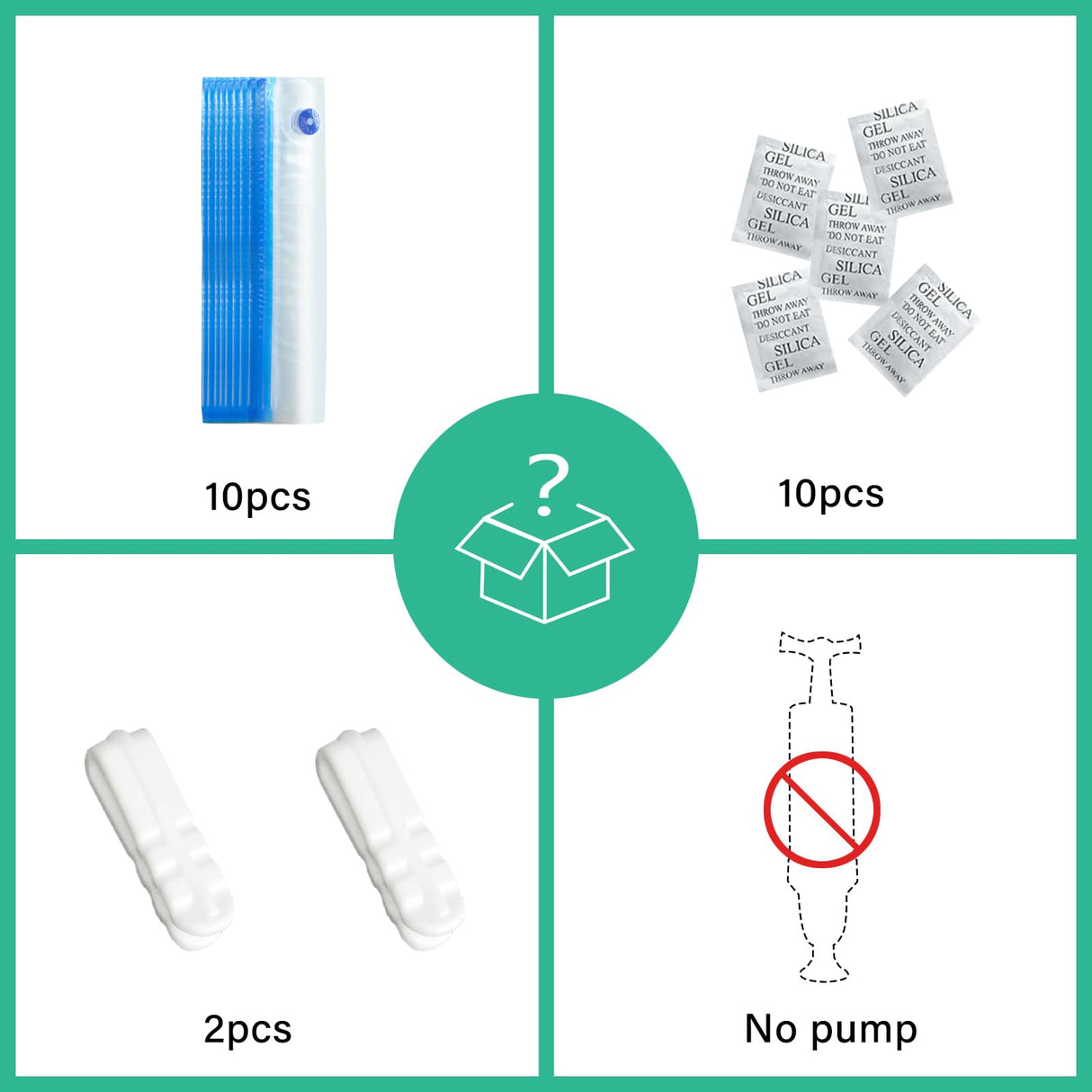 AJOYIB 3D Printer Filament Storage kit 10pcs Vacuum Storage Sealing Bags with Desiccants Moisture Proof Filament Dry 30 * 34cm AJOYIB