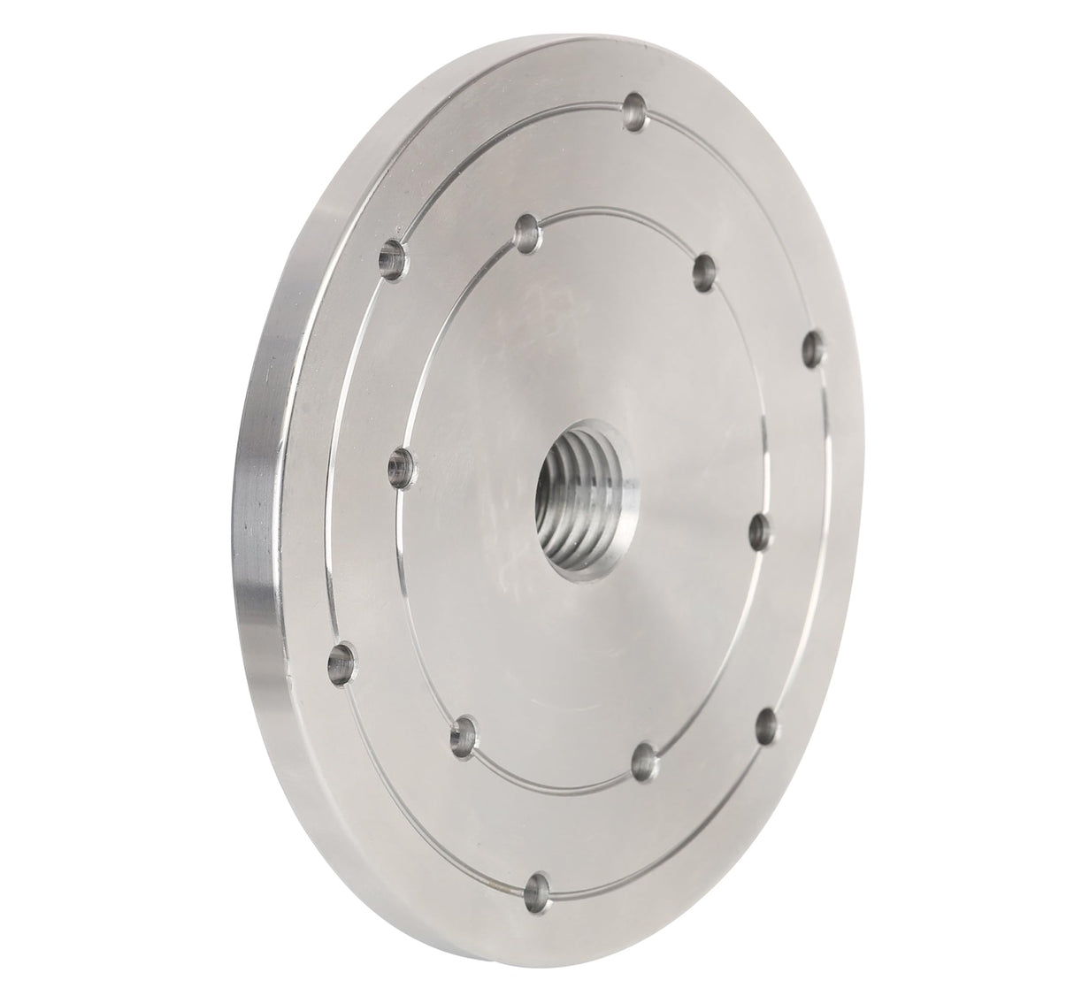 VINWOX 6" Wood Lathe Steel Faceplate, 1”x8TPI Spindle Thread Woodworking Machine Chuck Face Plate VINWOX