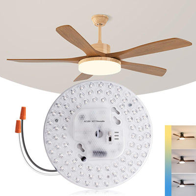TobeBright 36W Ceiling Fan Light kit 6.69 inch 3200Lm, 3CCT 3000K/4000K/5000K Dimmable Ceiling Fan LED Light Replacement, Led Engine Retrofit Kit for Ceiling Light, Pendant, Lantern