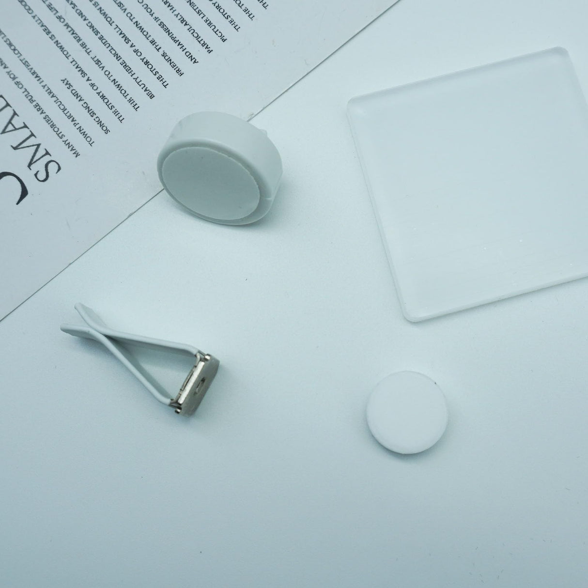 6 Pack Sublimation Blanks Car Air Vent Clips Heat Transfer Blank Car Outlet Perfume Clip Auto Diffuser Vent Clip Car Scent Diffuser Clip Car Exhaust Outlet Accessories Round Frinnovan