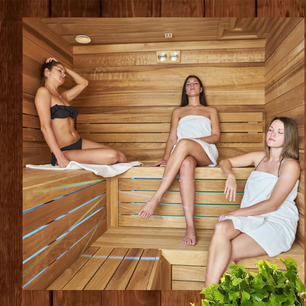 Vindar Sauna Room Air Vent 3.74" Round Pine Wooden Sauna Adjustable Exhaust Air Ventilation for Barrel Sauna, Sauna Room, Steam Room Exhaust Ventilation Vindar