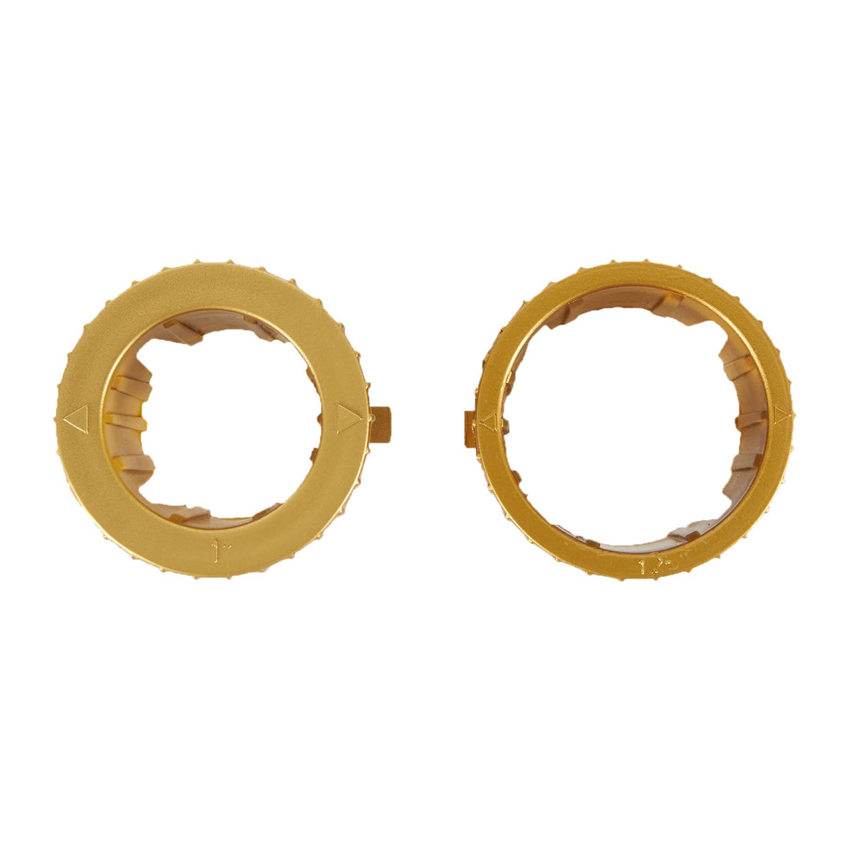 Home Heritage Artificial Christmas Tree Base Rotating Metal Stand for 1 to 1 1/2 Inch Diameter Artificial Christmas Tree Poles, 31 Inch, Gold Home Heritage