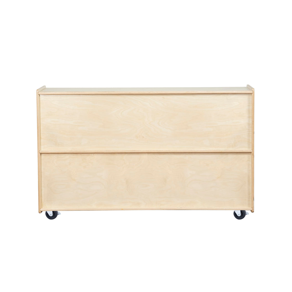 RRI Goods 2 Shelf Montessori Horizontal Bookcase with Wheels (47" Width) |Bookshelf - Toy Storage Organizer, Arts, Crafts & Supplies Storage Unit for Home, Office, Classroom, Daycare RRI Goods