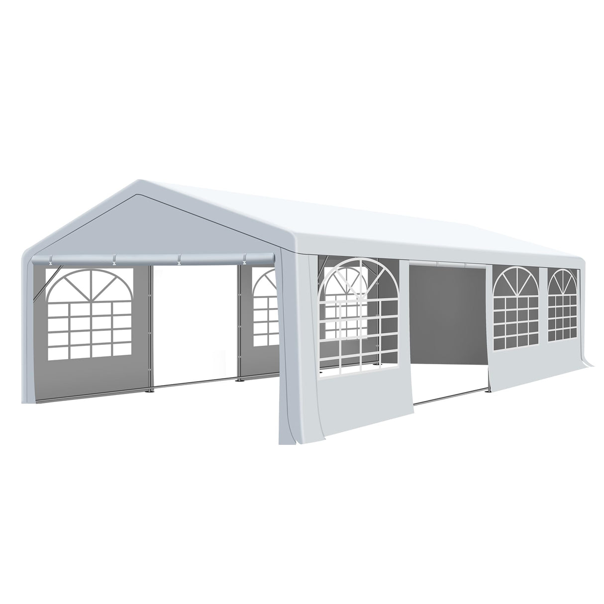 Raysfung 20' x 30' Party Tent Heavy Duty, Wedding Tent with Removable Sidewalls, Outdoor Gazebo Event Shelters Canopy for Birthday Party Raysfung