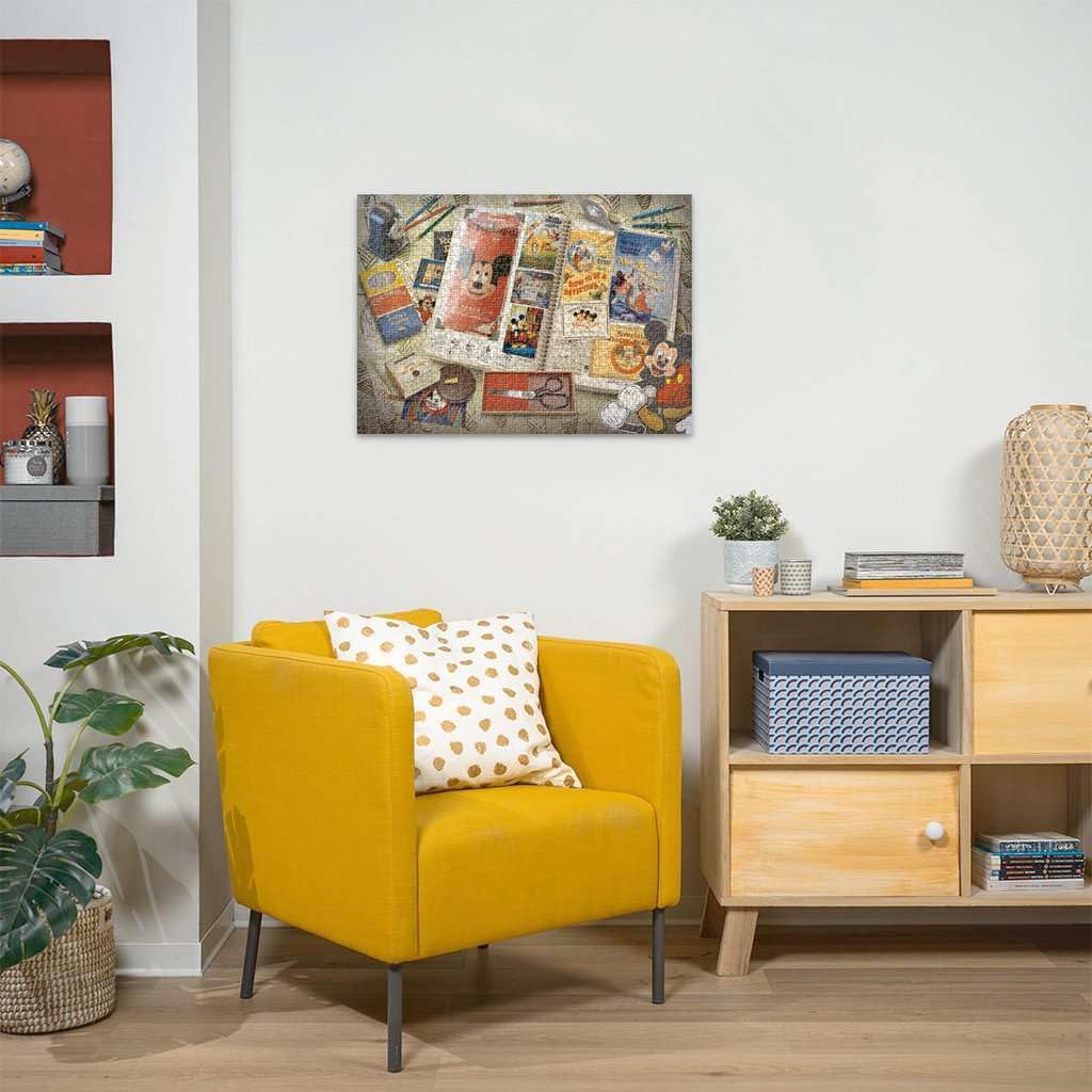 Ravensburger 1950 Mickey Moments 1000 Piece Jigsaw Puzzle | Unique and Engaging Jigsaw | Softclick Technology Ideal Gift for Puzzle Enthusiasts and Disney Fans Ravensburger