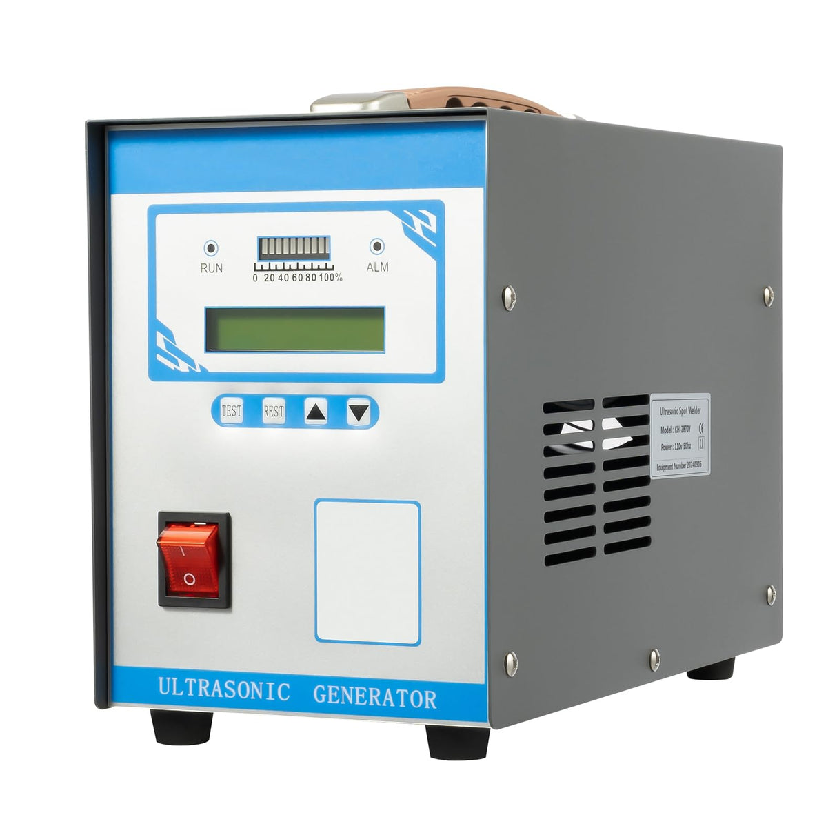 Ultrasonic Plastic Spot Welder, 110V Portable Plastic Welding Machine Portable Aluminum Cutter Welder Combo, 28KHz High-Frequency Handheld Industrial Ultrasonic Spot Welding Machine for ABS/PP/PE Beuioslyr