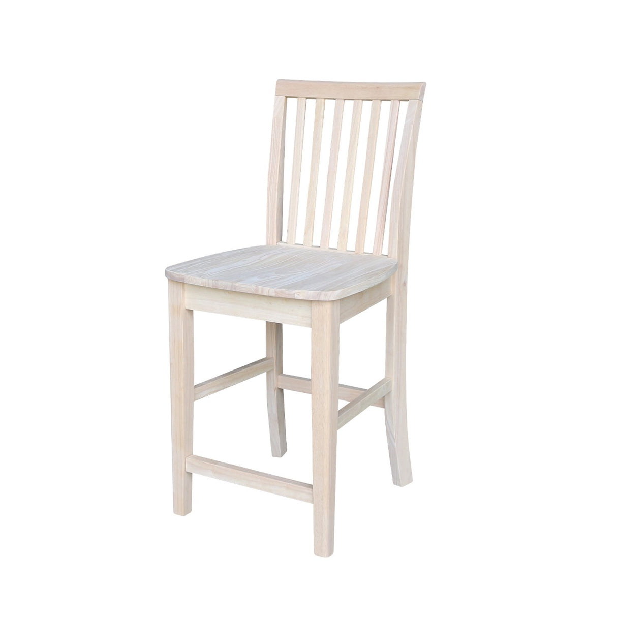 International Concepts 24-Inch Mission Stool, Unfinished IC International Concepts