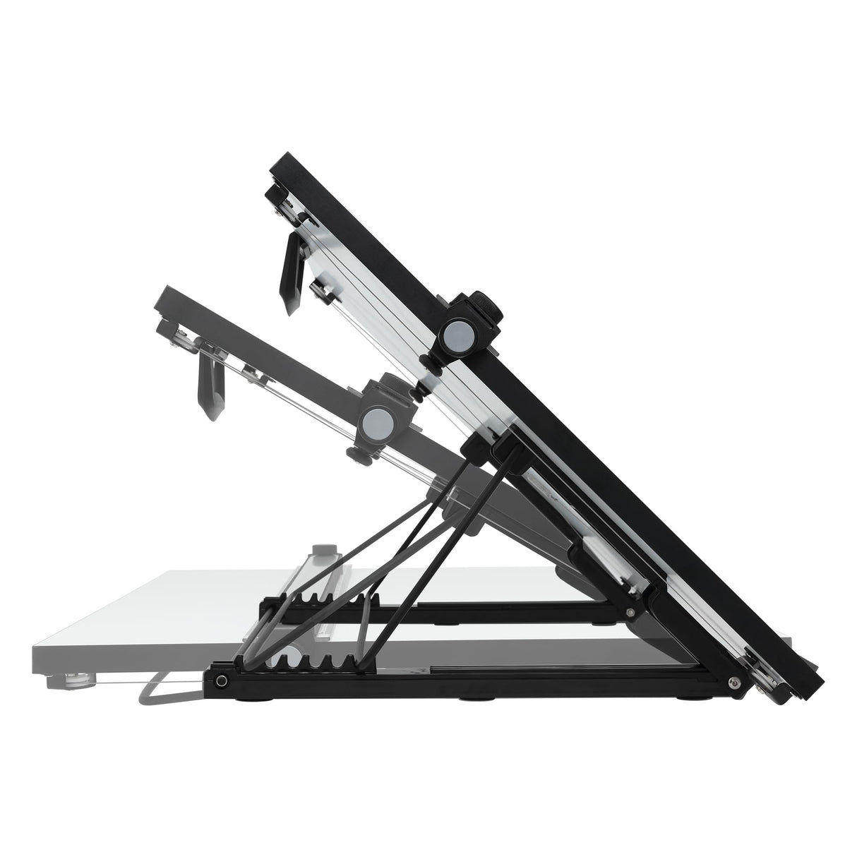 Acurit PXB 23” x 31” Drawing Board for Artists and Designers - Portable Workspace for Drawing, Sketching, Drafting, Painting - Multi-Angled Laminated Surface with Ruler and Parallel Motion Bar Acurit