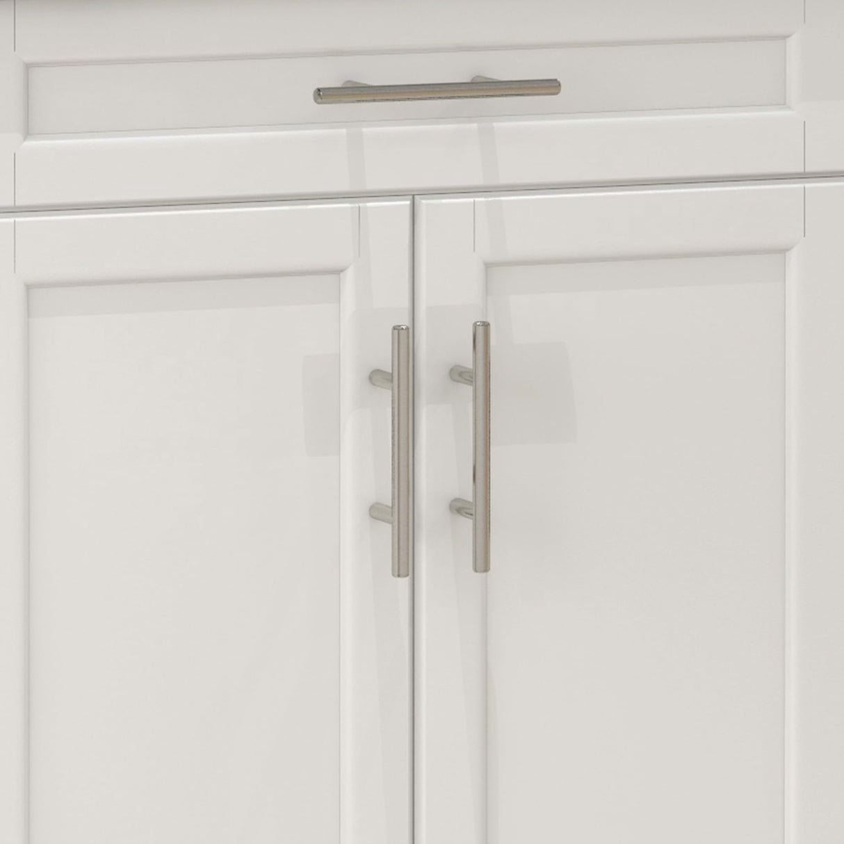 HOMCOM Kitchen Island on Wheels, Rolling Kitchen Cart with Stainless Steel Countertop, Drawer, Towel Rack and Spice Rack, Utility Storage Trolley, Cream White HOMCOM