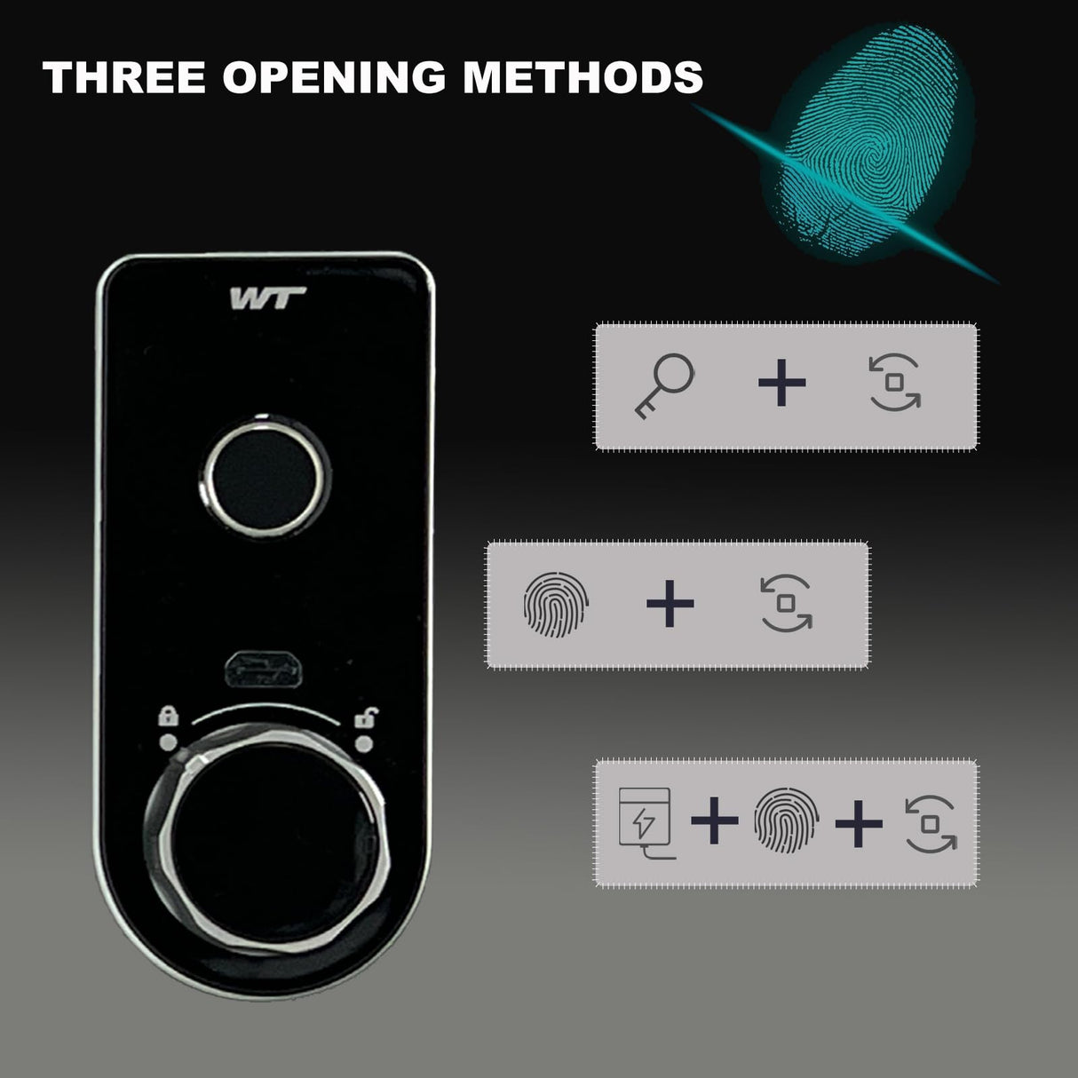 Center Console Safe Vault - KEREN Console Gun Safe Box Compatible with Rivian R1S 2021-2025 and Rivian R1T 2021-2025, Fingerprint Lock with Key KEREN