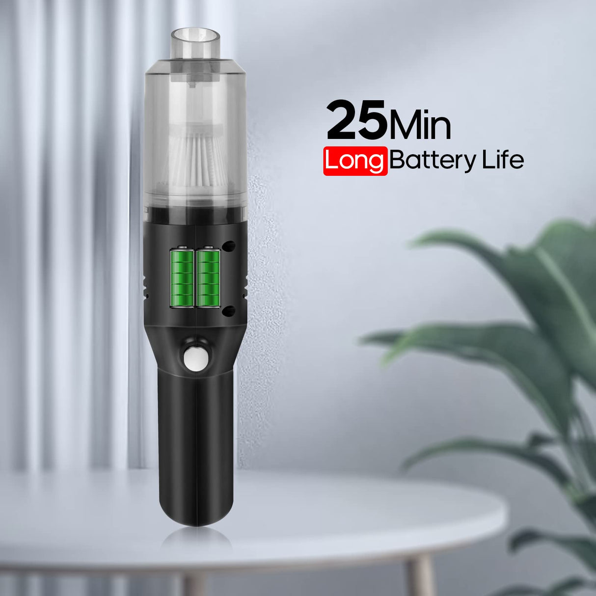 Auloea Portable Mini Car Vacuum Cleaner, High Power Cordless(400g) Handheld Rechargeable Vacuum Cleaner for Desk V06 Auloea