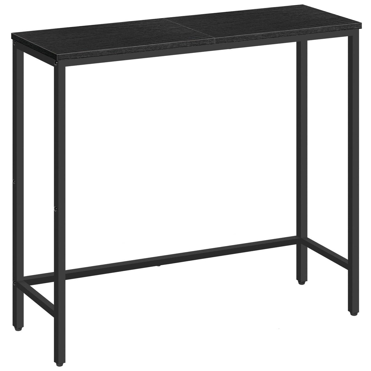 HOOBRO Narrow Console Table, 29.5" Small Entryway Table, Thin Sofa Table, Side Table, Display Table, for Hallway, Bedroom, Living Room, Foyer, Black BK75XG01 HOOBRO