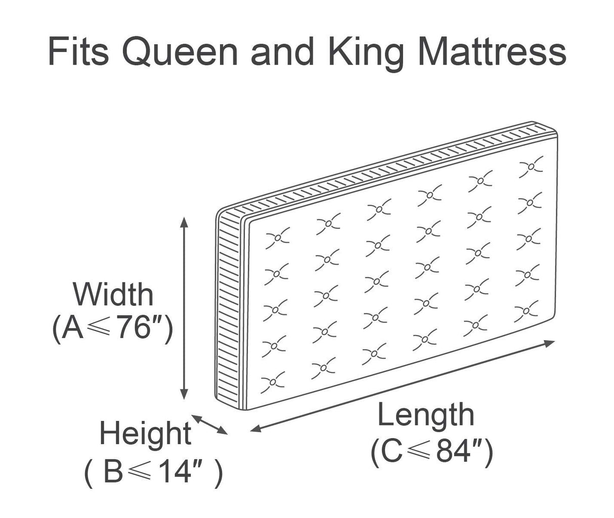 ComfortHome Mattress Bag for Moving and Storage, Queen and King Size, 1 Pack ComfortHome