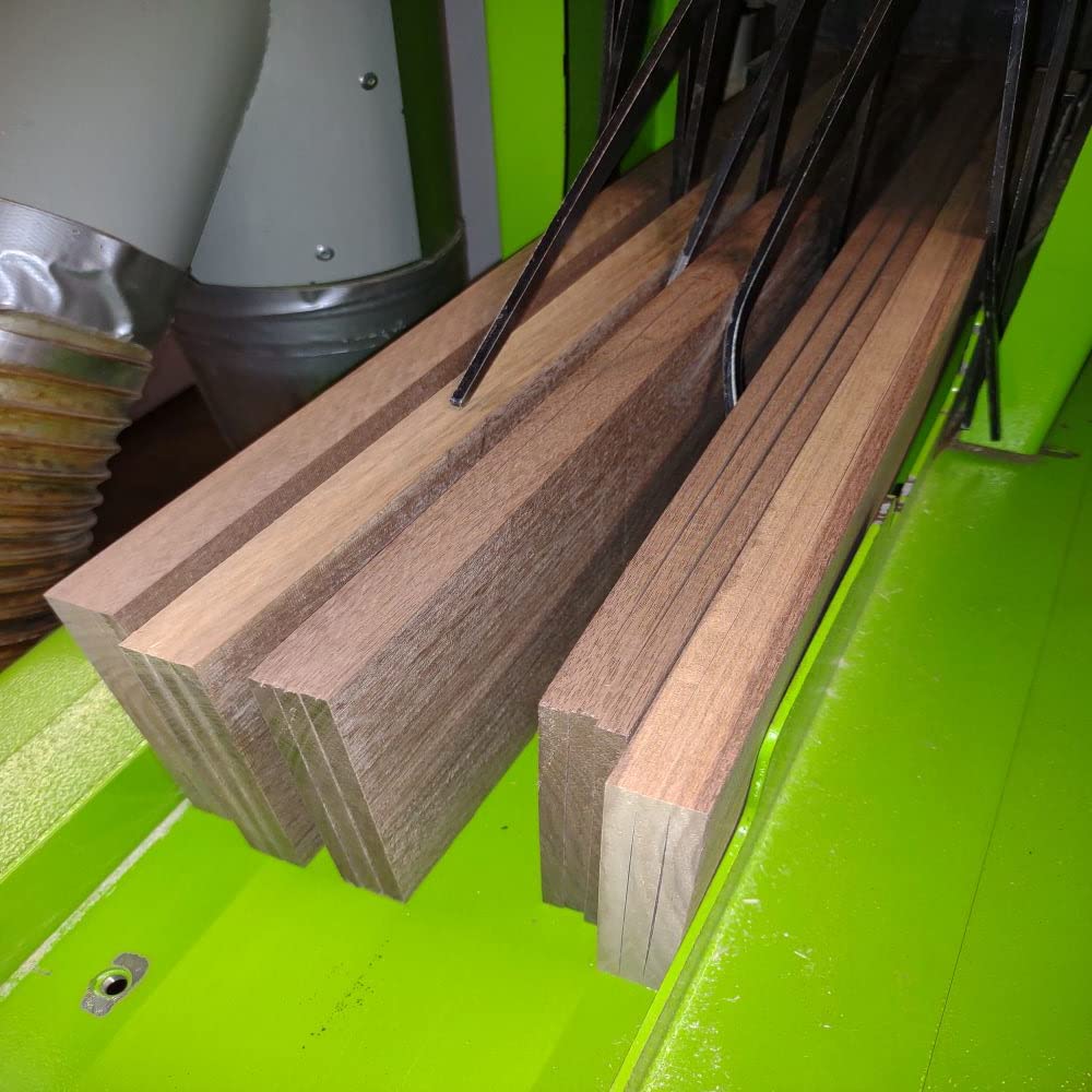 The Hardwood Edge Mahogany Hardwood Planks - 4-Pack Mahogany Wood for Unfinished Wood Crafts - 1/8’’ (3mm) 100% Pure Hardwood - Laser Engraving THE HARDWOOD EDGE