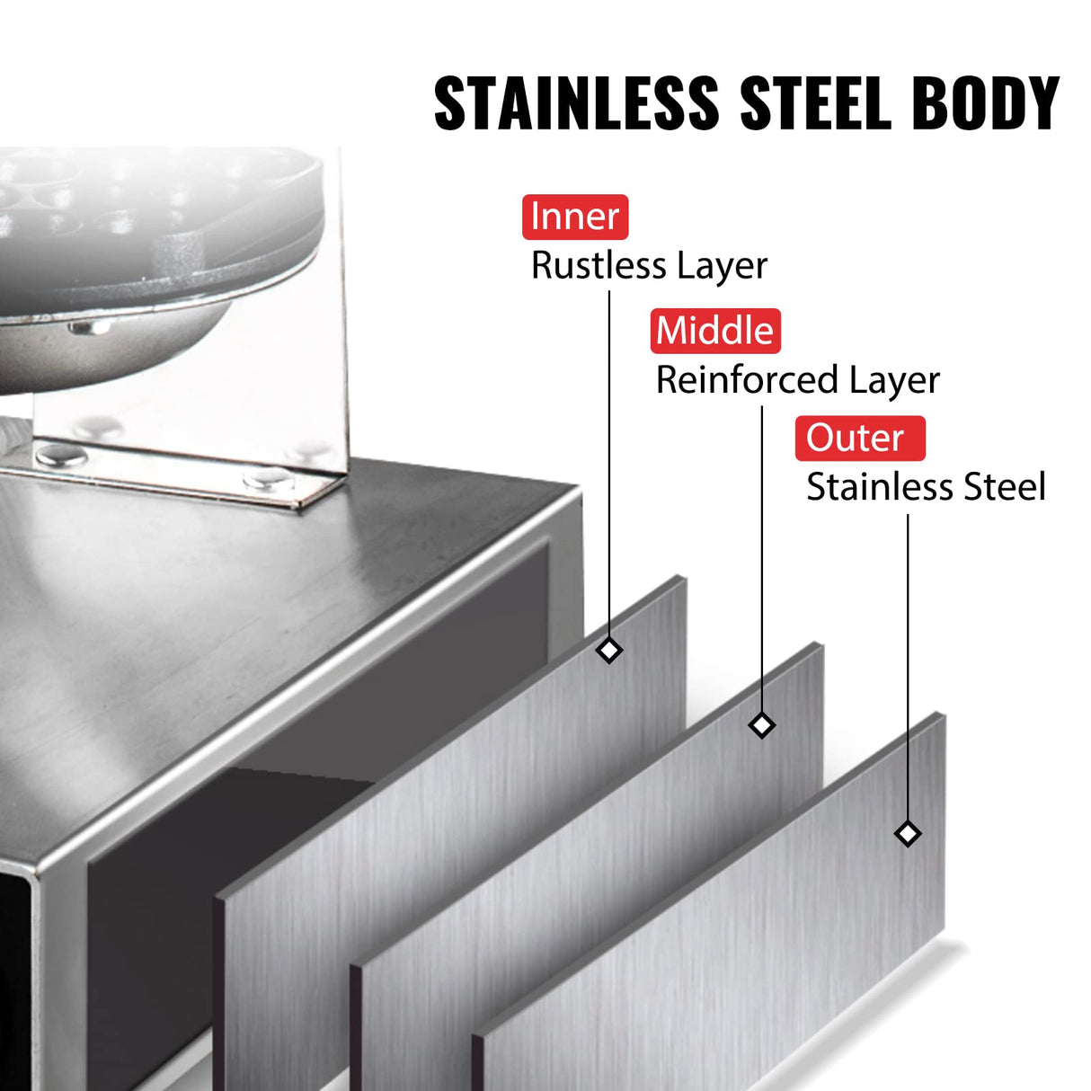 VEVOR Commercial Bubble Waffle Maker, 1400W Egg Bubble Puff Iron w/ 180° Rotatable 2 Pans & Wooden Handles, Stainless Steel Baker w/Non-Stick Teflon Coating, 50-250℃/122-482℉ Adjustable VEVOR