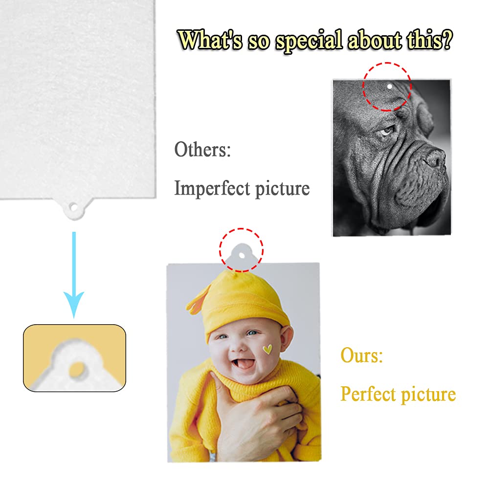 50 Pcs Sublimation Car Air Freshener Blanks, Car Hanging Accessories, Diy Car Accessories Crafts White Sheets with Elastic Strings Ubenic