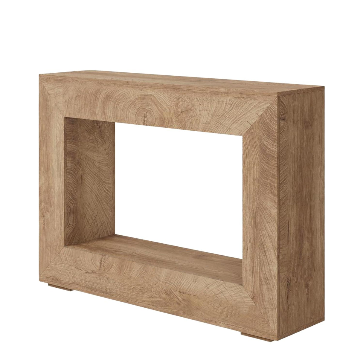 HomeEterna 47 Inches Farmhouse Console Table, Wooden Entryway Console Table, Industrial Hallway Accent Table for Living Room, Entrance, Foyer, Rustic Rectangular Design HomeEterna