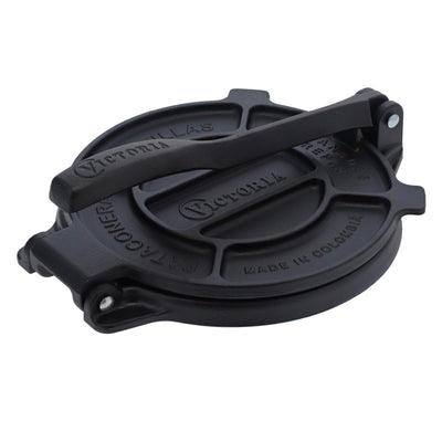 Victoria Cast Iron Tortilla Press, Tortilla and Roti Maker, Made in Colombia, 8 Inches
