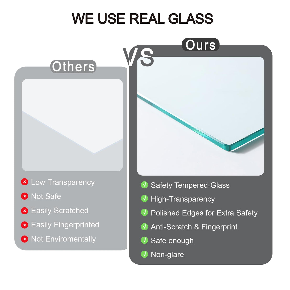 Hongkee 13x39 Puzzle Frame 2 Packs, Real Glass and Black Wood Frame, Display Panoramic 13 x 39 Picture Frames - Horizontal or Vertical Wall Mounting Hongkee