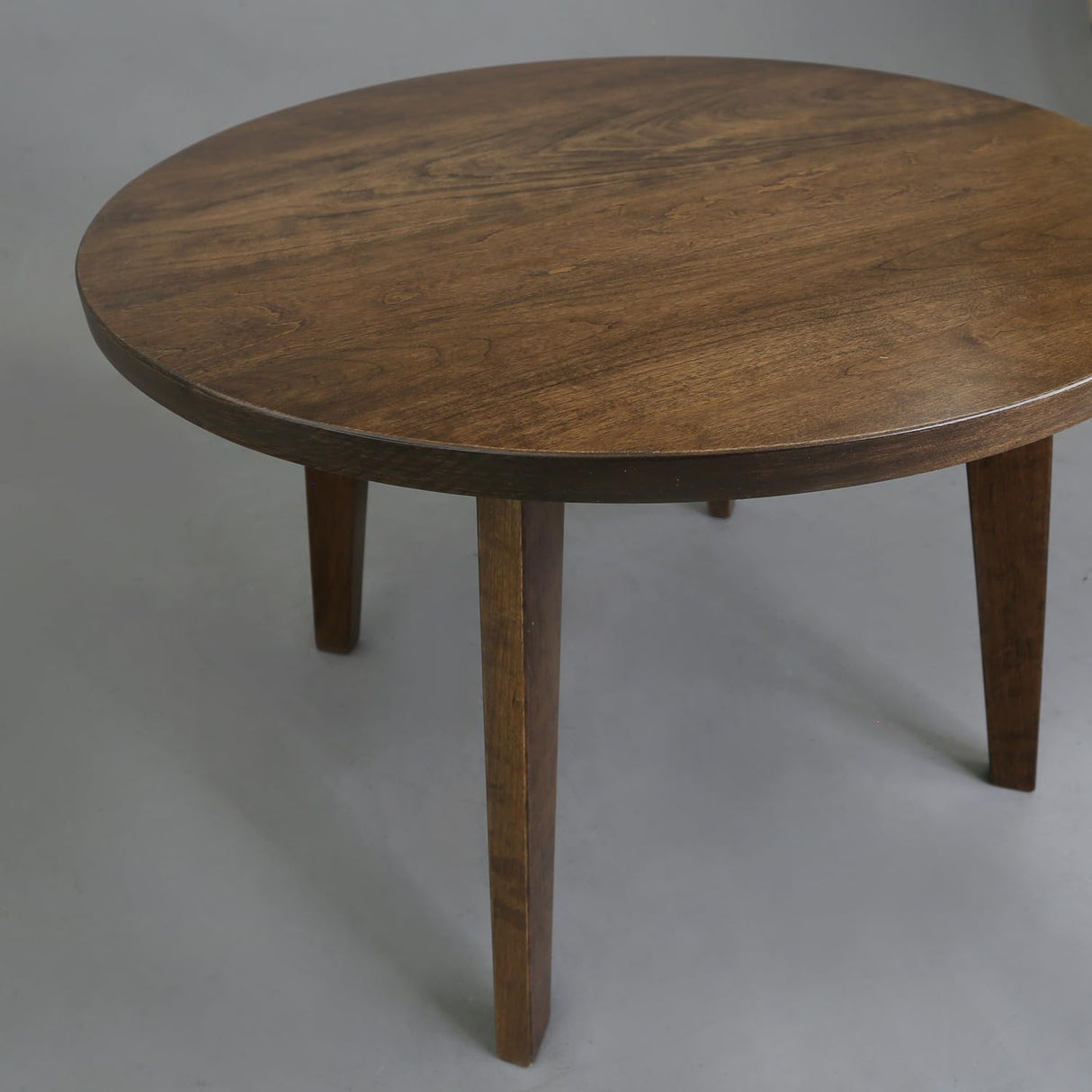 American Trails Genuine 100% Hardwood Round Coffee Table - Hand-Wiped Walnut American Trails