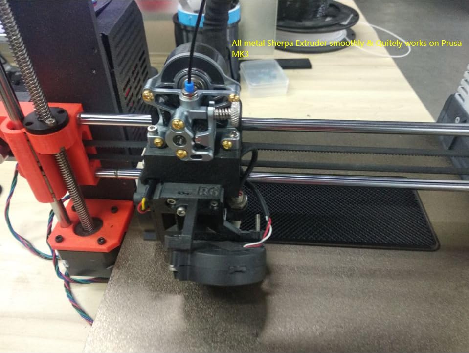 FYSETC CNC All Metal Sherpa Mini Extruder Light Weight Kit with 36 Moons Motor High Temperature Resistance Machined Part Compatible with Voron2.4 Ender-3 V2 CR-10 S Ender-2 Prusai3 FDM 3D Printers FYSETC