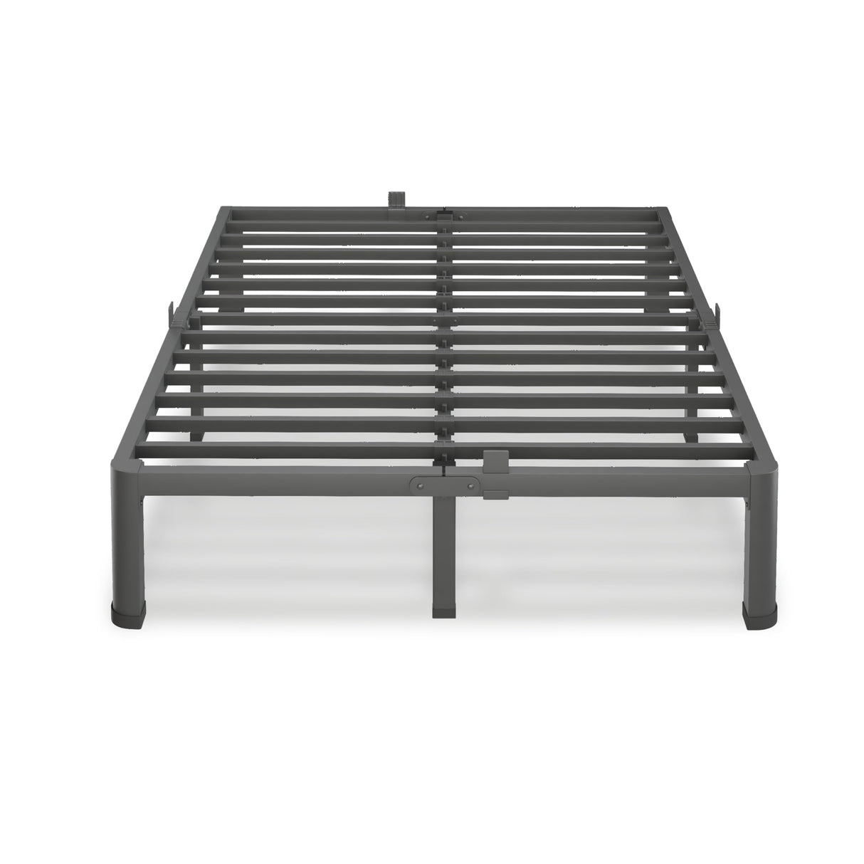 VIPSHOW 7 Inch King Size Bed Frame, 3500Lbs Heavy Duty Metal Platform with Round Corner Legs Mattress Slide Stopper, Steel Slat Support No Box Spring Needed, Noise Free, Non-Slip, Easy Assembly VIPSHOW