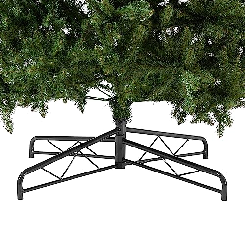 13ft. Artificial Slim Green Mountain Pine Christmas Tree with 1360 Warm White LED Lights and 3924 Bendable Branches Nearly Natural