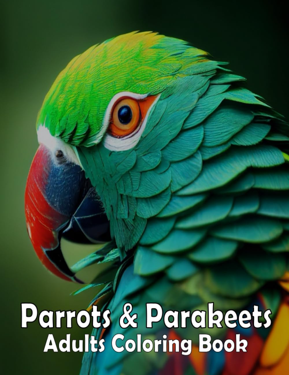 Parrots & Parakeet Acults coloring: An adults Parrots & Parakeet's Coloring Book With Best Parrots & Parakeet's Design For Stress Reliving And Relaxing) Majosta