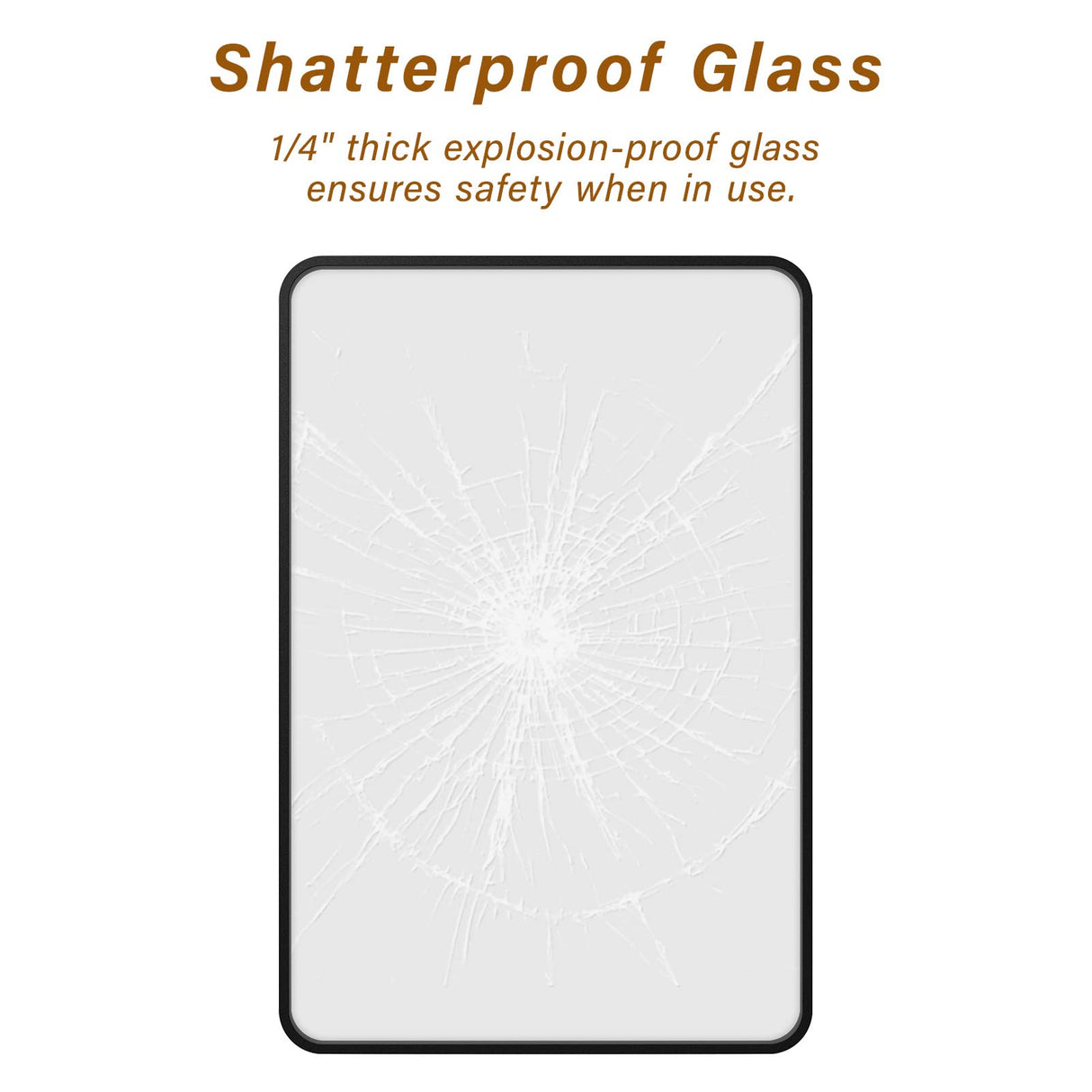 USHOWER 2-Pack Black Bathroom Mirrors 24 x 36 Inch, Metal Frame Rectangle Mirror, Modern Farmhouse Vanity Mirror, Wall Mounted USHOWER