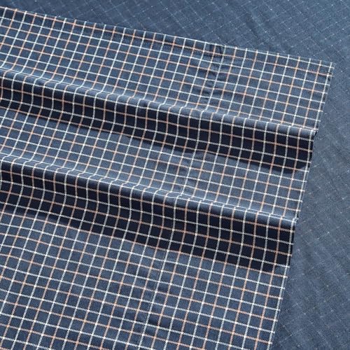 Nautica - Full Sheets, Premium Cotton Percale Bedding Set, Plaid Home Decor, Oeko-Tex Certified (Reece Plaid Navy, Full) Nautica