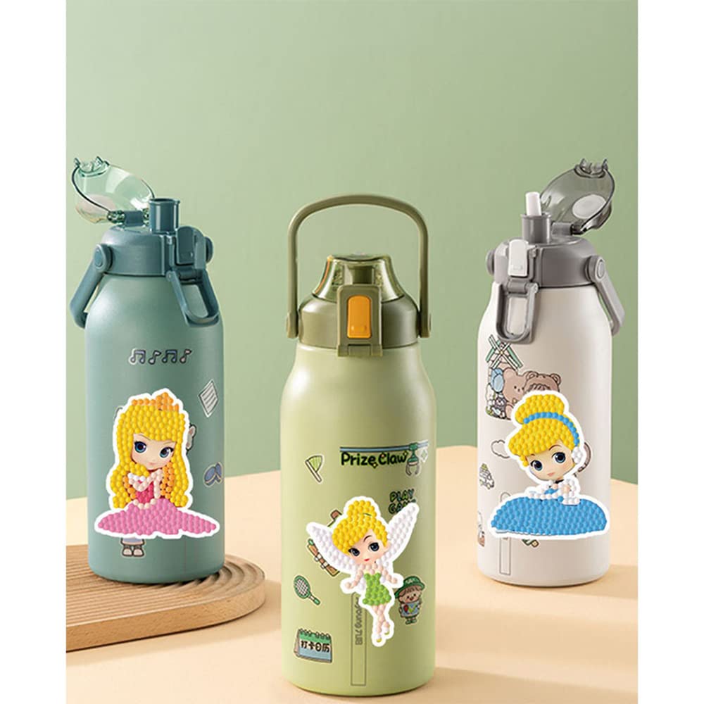 Yrmysrx 5D Diamond Art Paint Kits for Kids DIY Diamonds Mosaic Stickers Paint by Numbers Arts and Crafts Kits for Boys Children Adult Beginners Princess Yrmysrx