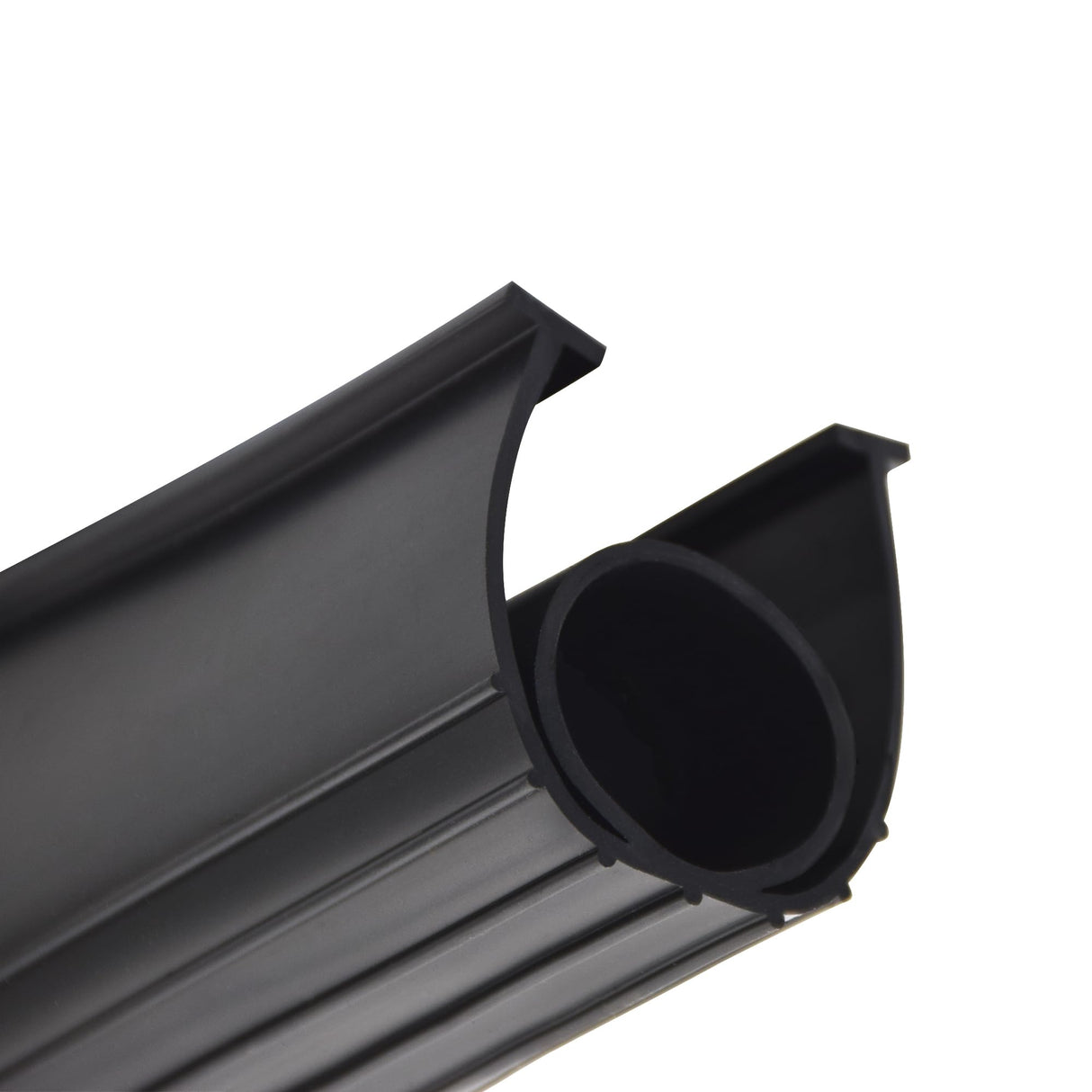 TEKDOE Garage Door Bottom Seal Weather Strip Threshold and Waterproofing Replacement on Universal Retainer with 3 3/4 inch Width and 10ft Length TEKDOE
