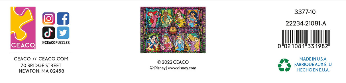 Ceaco - Disney Princess - Princess Collage - 1000 Piece Jigsaw Puzzle Ceaco