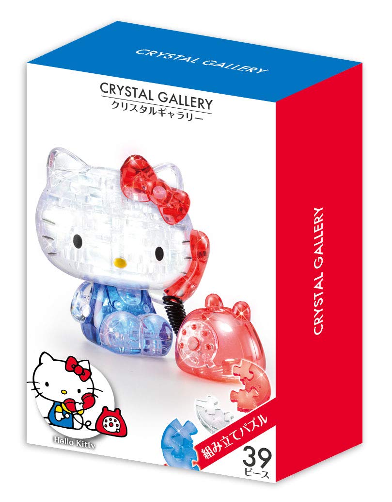 Hanayama 39 Pieces Crystal Gallery Sanrio Hello Kitty Telephone 3D Puzzle Hanayama