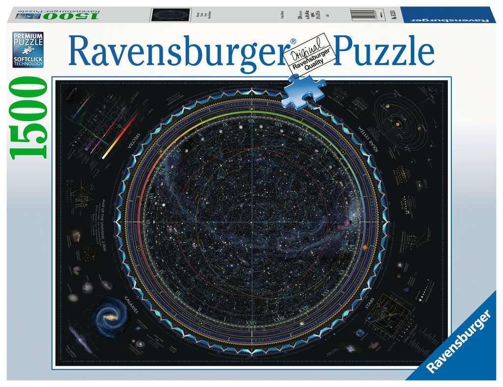 Ravensburger Map of The Universe 1500 Piece Jigsaw Puzzle for Adults & for Kids Age 12 and Up Ravensburger