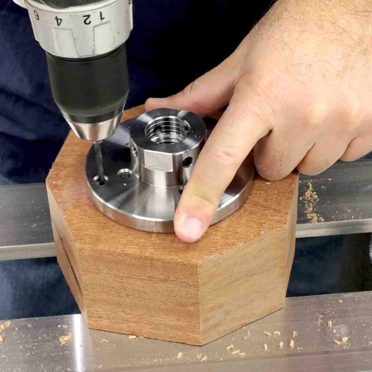 Hurricane Turning Tools, 3" Steel Faceplate For Wood Lathe, M33 x 3.5mm Hurricane Turning Tools